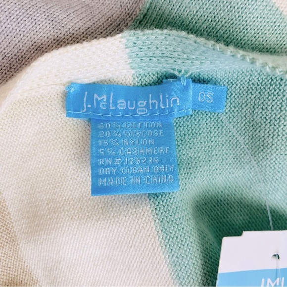 J. McLaughlin Color Block Worth Poncho OS - Picture 7 of 7